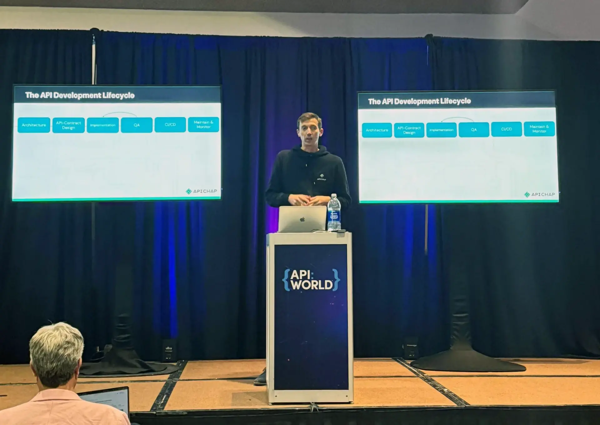 Dominik Rampelt speaking at API World