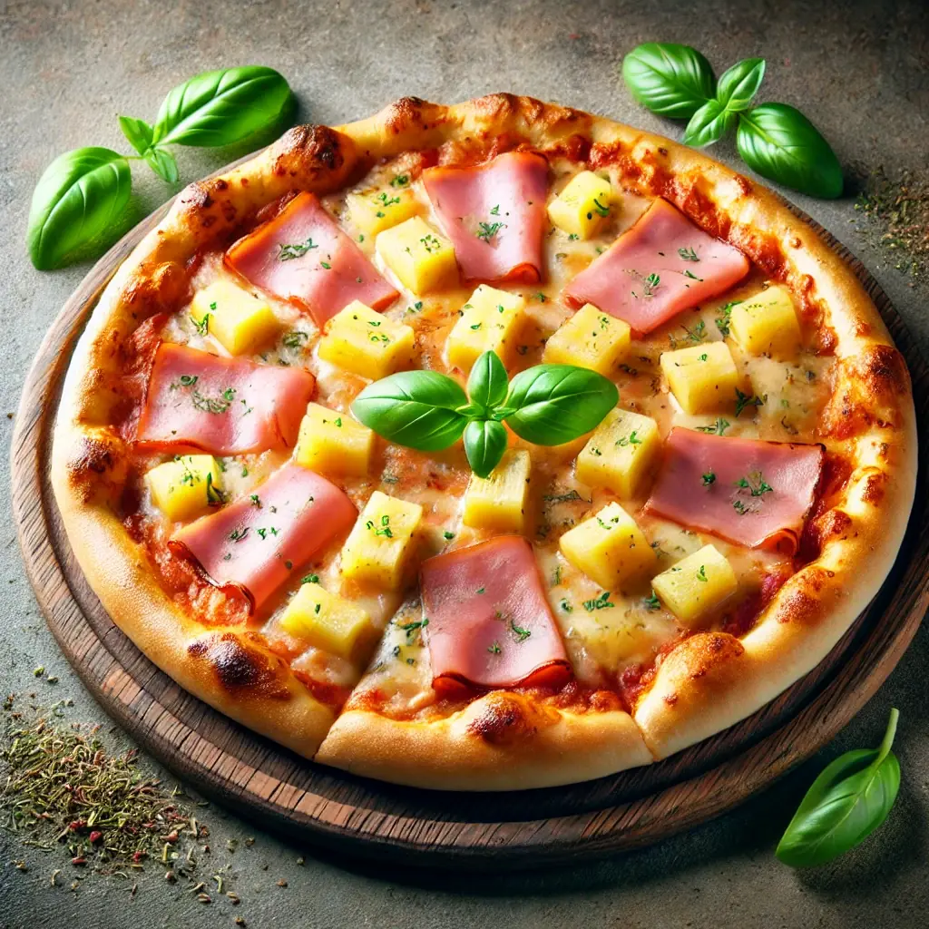 AI generated Pizza Hawaii