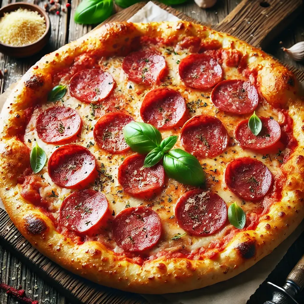 AI generated Pizza Salami