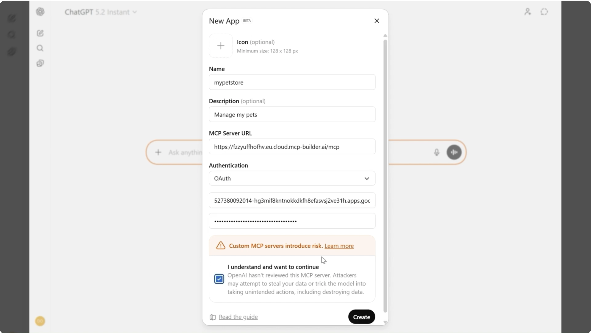Connect MCP to ChatGPT