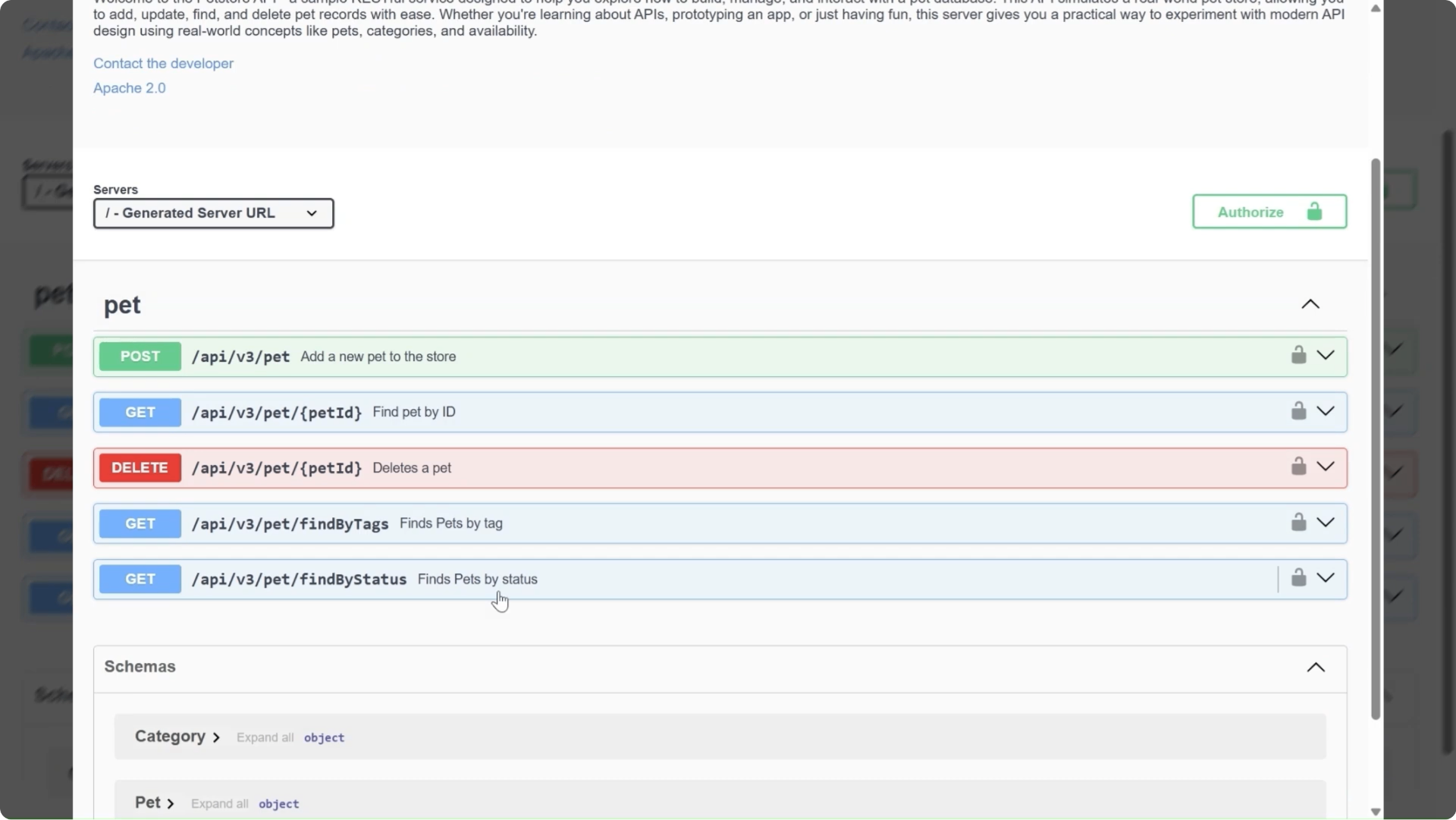 OpenAPI Specification Example