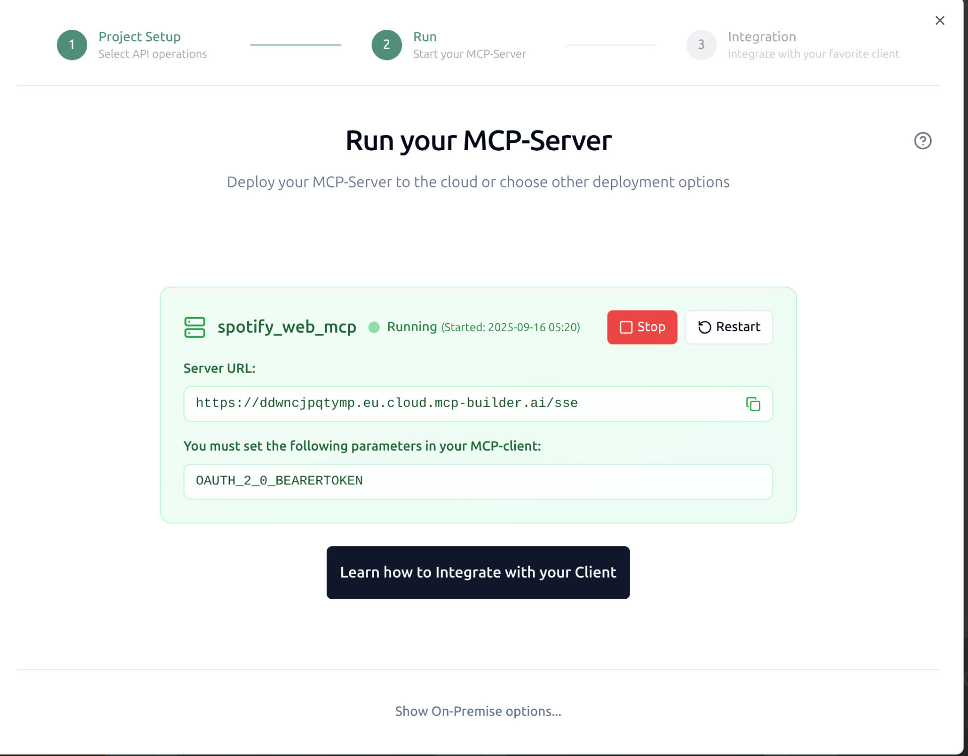 SSE Cloud Running