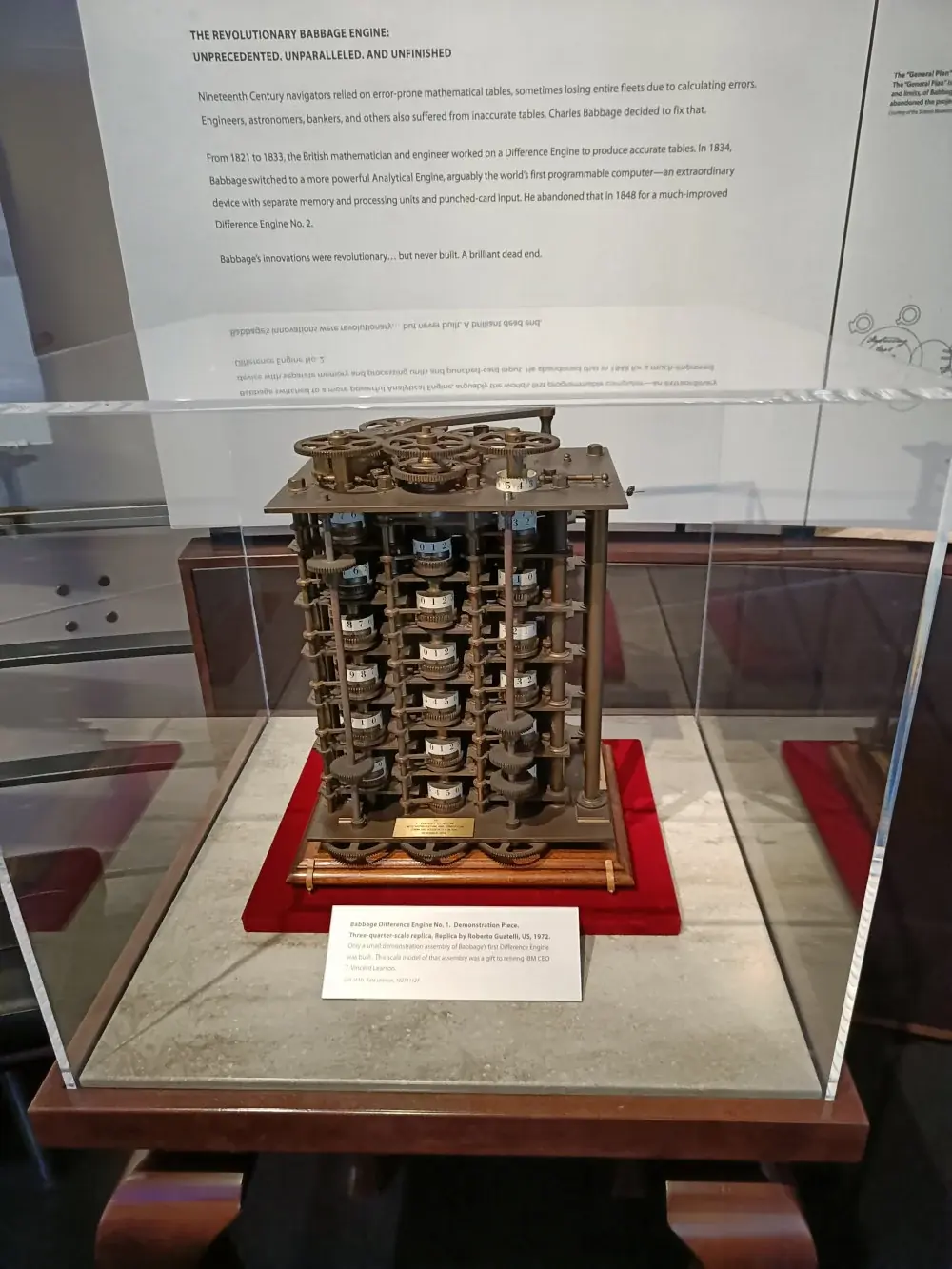 Babbage Engine at Computer History Museum