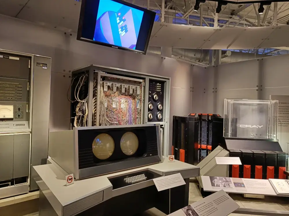 Vintage computers at Computer History Museum